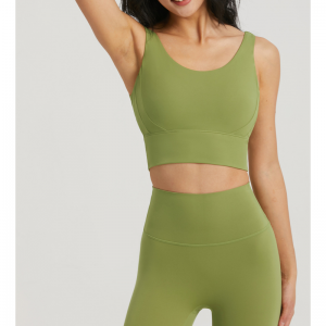 كوب ثابت U على شكل جمع حمالة صدر الرياضة