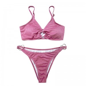 حلقة معدنية من قطعتين من قطعتين من قطعتين