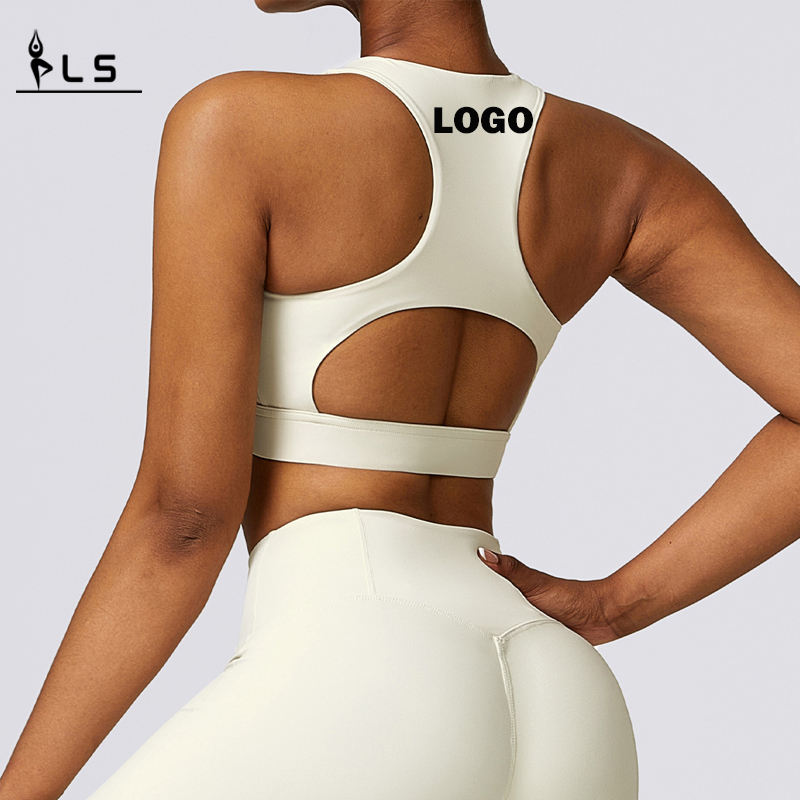 SC10138 YOGA BRA بيع الشعار المخصص الرياضة حمالة الصدر اللياقة الإناث اللياقة البدنية الرياضة صدرية اليوغا ملهمة رياضية مبطن